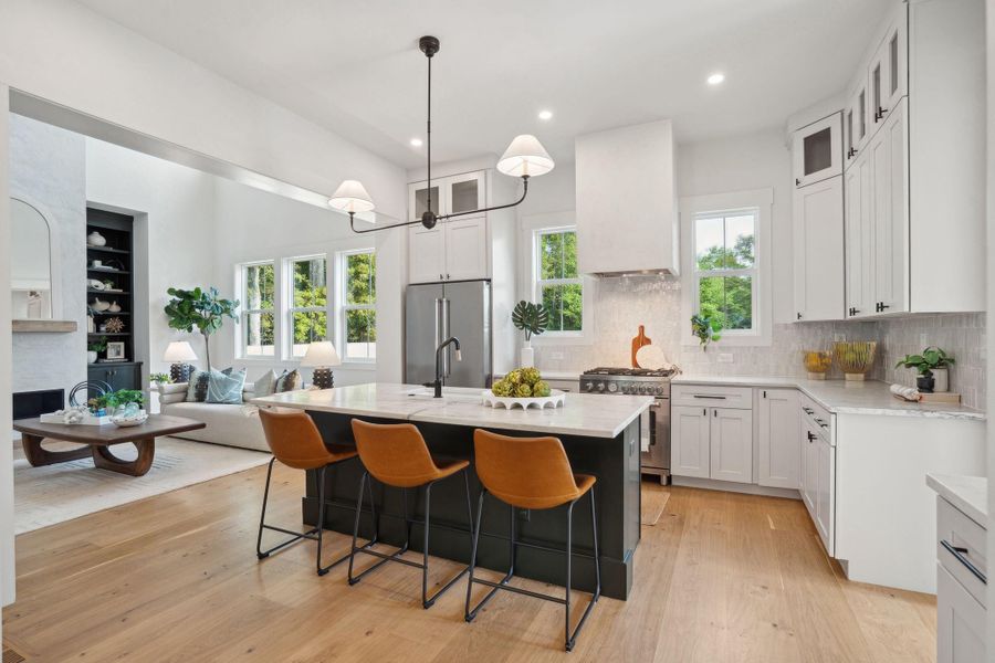 Furnished interior view inside a new home in , Mount Pleasant (Image 35).