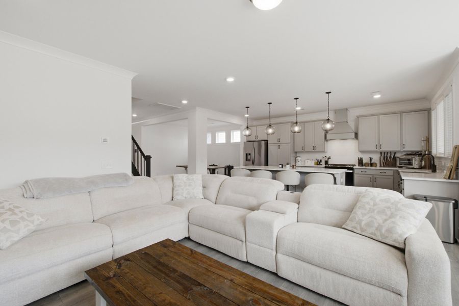 Furnished interior view inside a new home in Homecoming, Ravenel (Image 9).