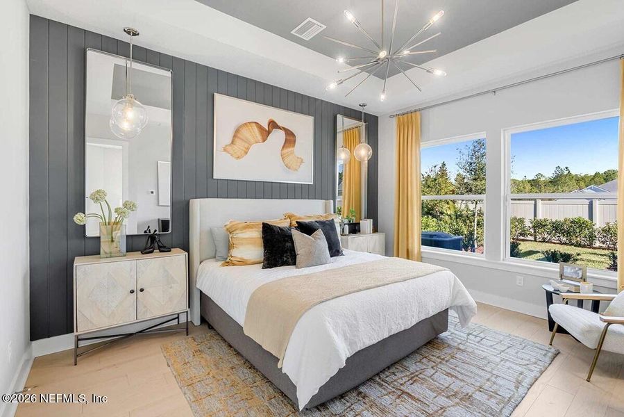 Furnished interior view inside a new home in Reflections 50' Front Load, Ponte Vedra (Image 12).