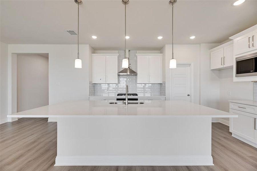 Furnished interior view inside a new home in Arbors at Legacy Hills, Celina (Image 5). Furnished interior view inside a new home in Arbors at Legacy Hills, Celina (Image 5).