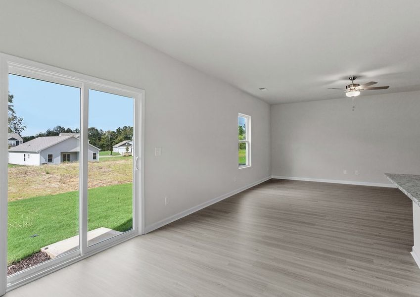 Spacious living area