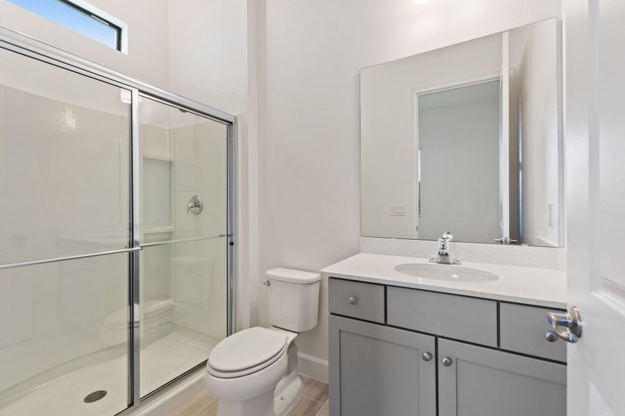 Representative furnished interior of a home built from the Oceanside by Park Square Residential in Paradiso Grande, Orlando (Image 10).