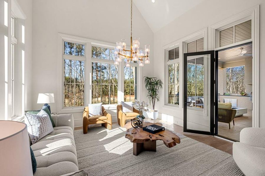 Furnished interior view inside a new home in , Milton (Image 63).