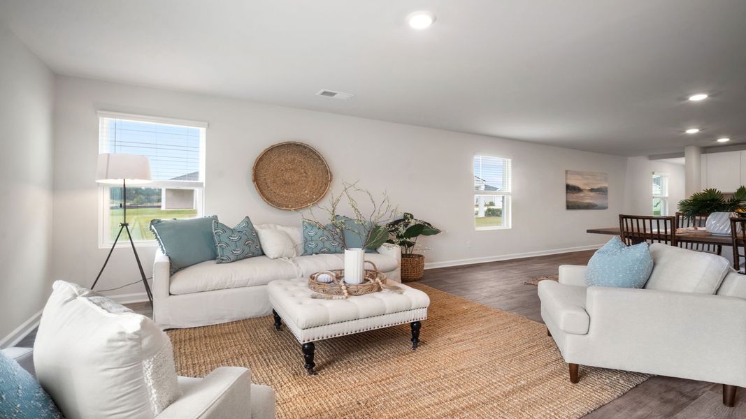 Furnished interior view inside a new home in Holly Oaks, Statesboro (Image 16).