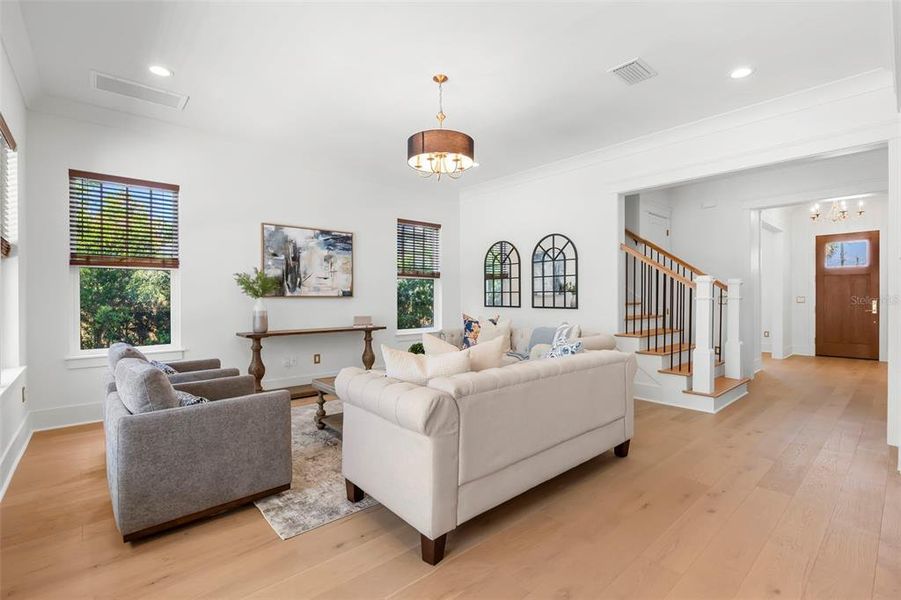 Furnished interior view inside a new home in , St. Petersburg (Image 18).