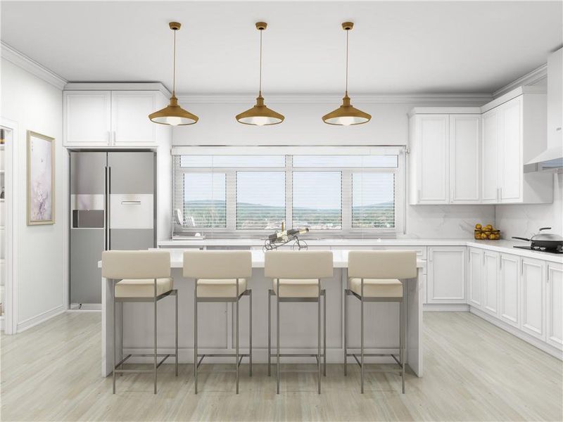 Furnished interior view inside a new home in , Cumming (Image 2).