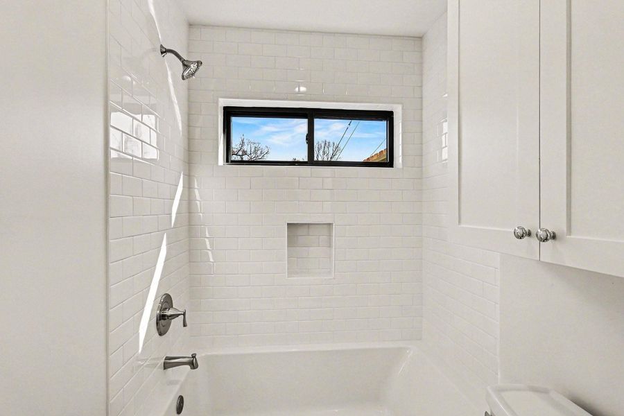 Close-up of interior finishes inside a home in , Houston (Image 18).