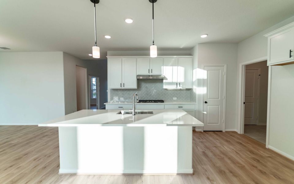 Furnished interior view inside a new home in Santa Rita Ranch, Liberty Hill (Image 5).