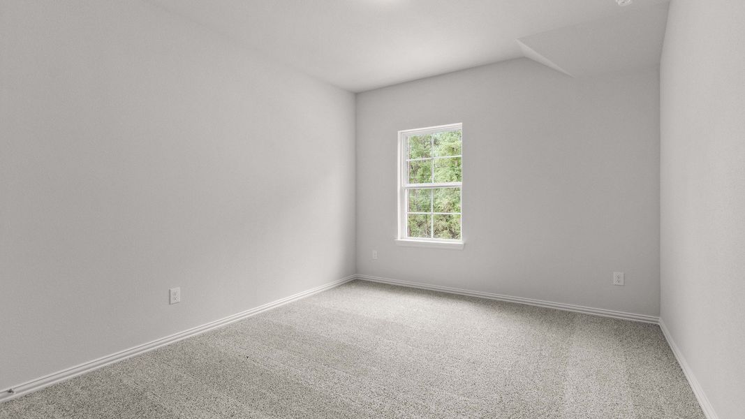 Representative furnished interior of a home built from the Capri II by Brightland Homes in Bridgeland Creekland Village, Cypress (Image 12).