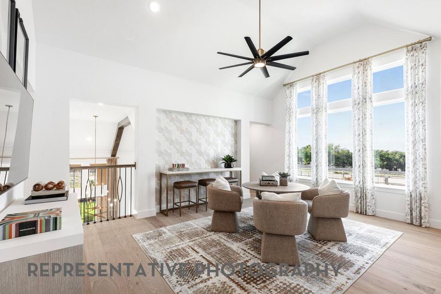 Furnished interior view inside a new home in Parkside On The River, Georgetown (Image 30).