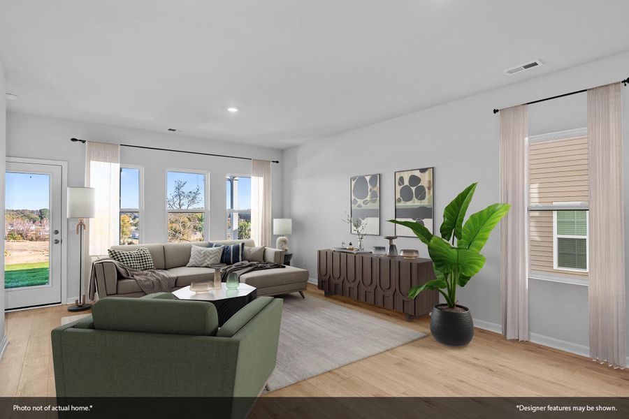 Furnished interior view inside a new home in Six Oaks, Summerville (Image 7).