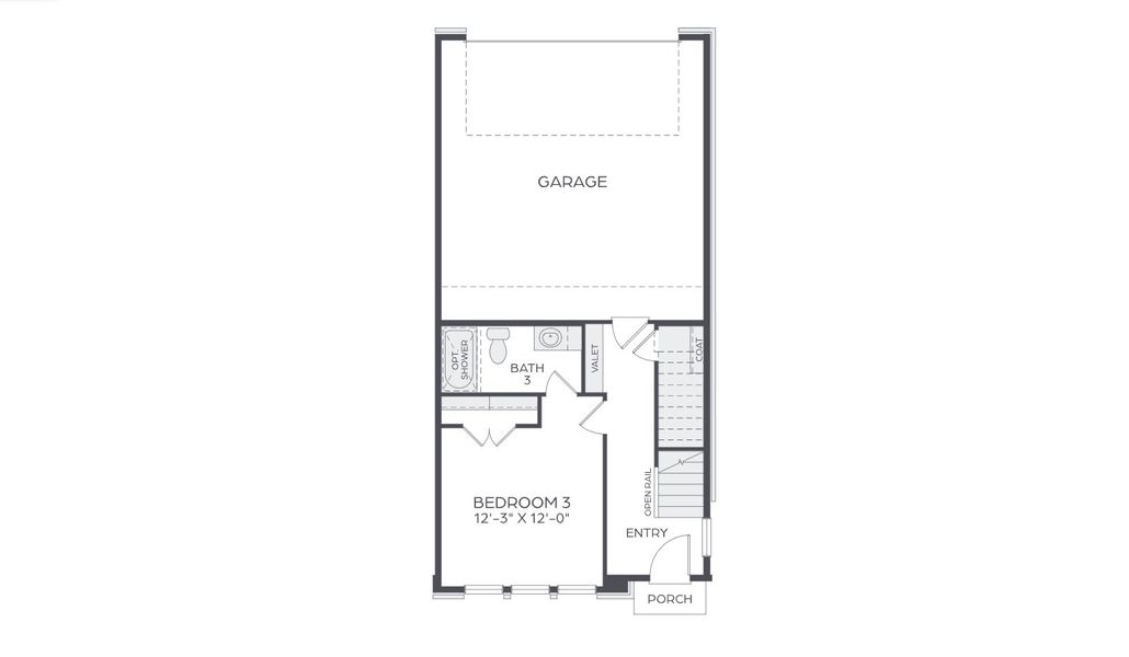 2D floor plan layout of this home in The Preserve on the Park, Addison, TX (Image 4). 2D floor plan layout of this home in The Preserve on the Park, Addison, TX (Image 4).