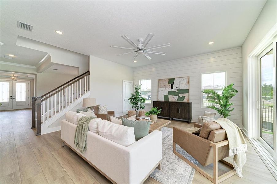 Furnished interior view inside a new home in Barrington Preserve, Parrish (Image 30).