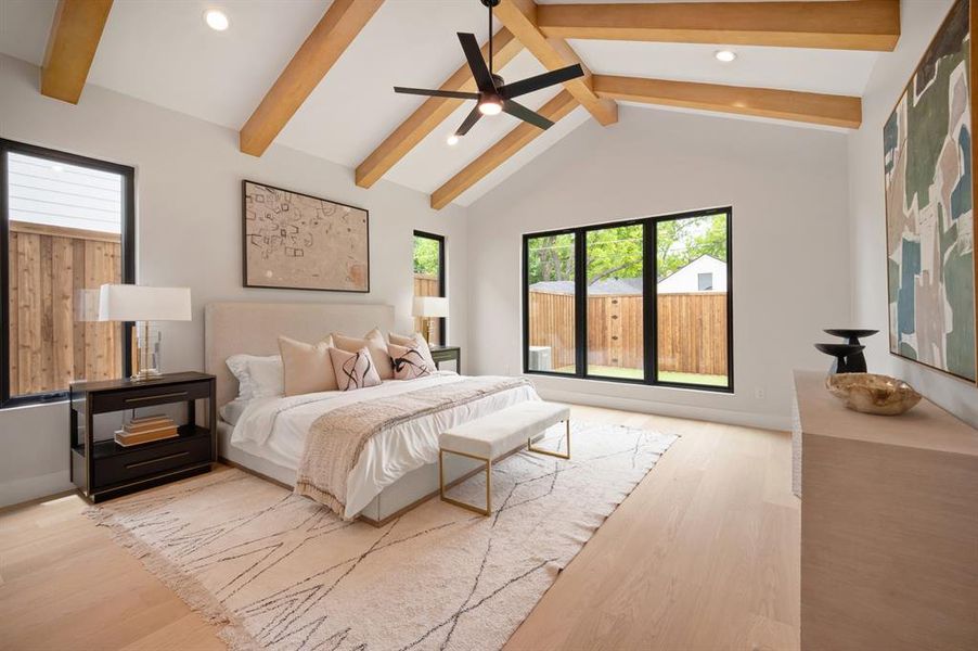 Furnished interior view inside a new home in , Dallas (Image 19).