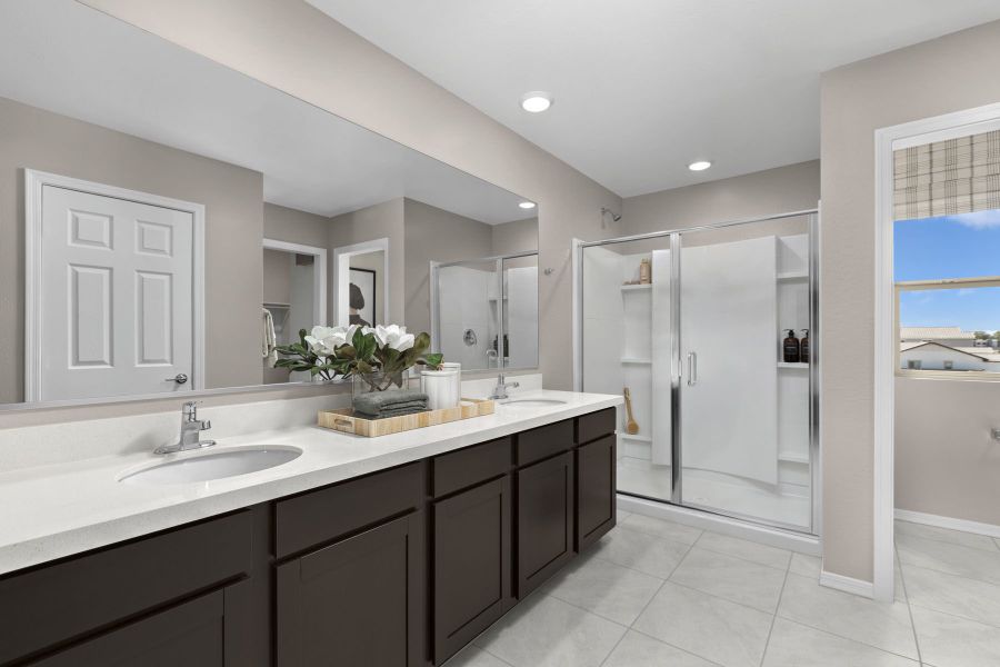 Representative furnished interior of a home built from the Toffee by Mattamy Homes in Baker Farms, Phoenix (Image 15).