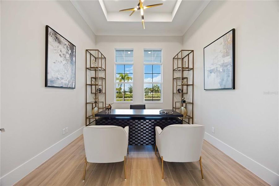 Furnished interior view inside a new home in , Sarasota (Image 27).