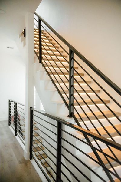 Close-up of interior finishes inside a home in , Houston (Image 28).