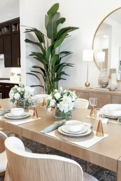 Representative Dining Room - some options shown