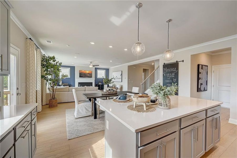 Furnished interior view inside a new home in Bailey Fence, Dacula (Image 15).