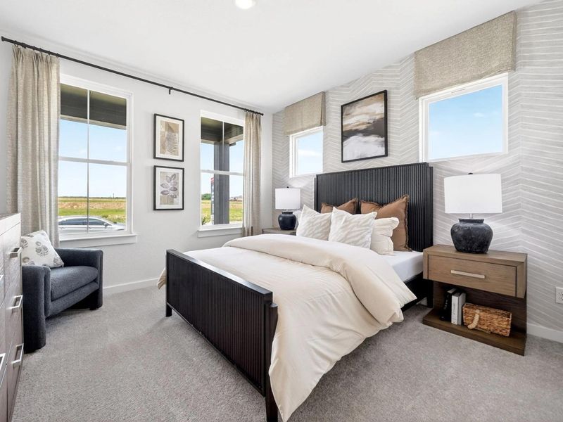 Furnished interior view inside a new home in Parks at Foster Crossing, Anna (Image 5).