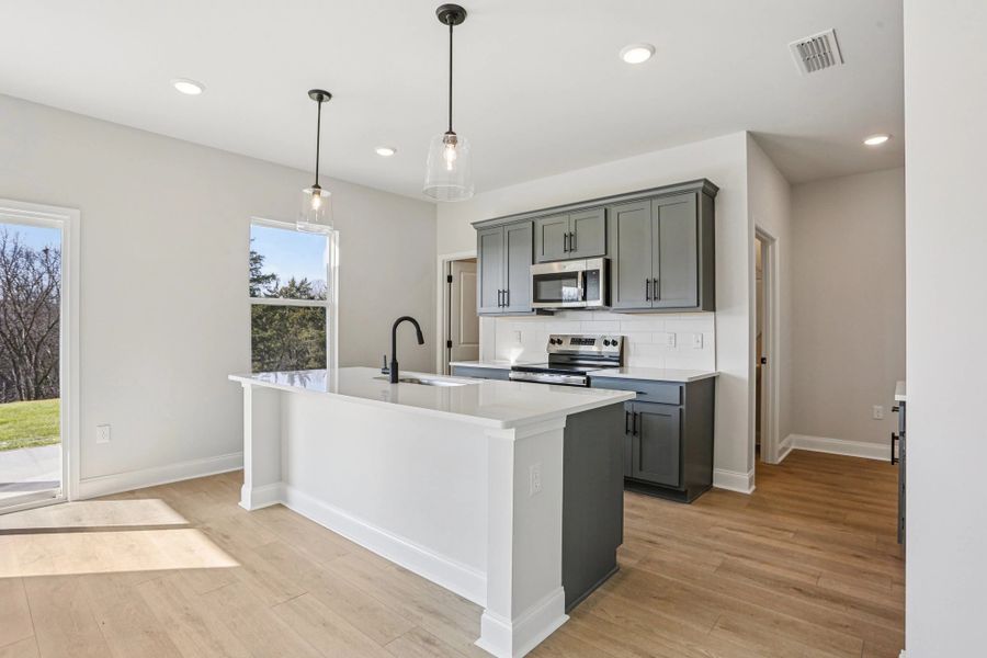 Furnished interior view inside a new home in Ascent at Arbor Ridge, La Vergne (Image 10).