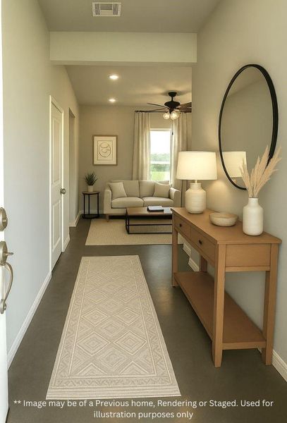 Furnished interior view inside a new home in , Trinity (Image 9).