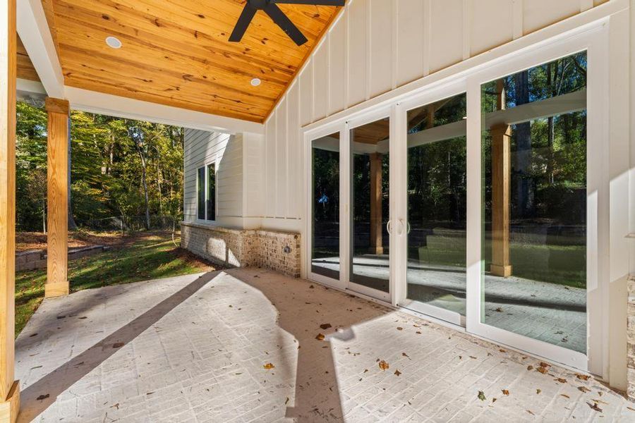 Exterior details and patio area of a home in , Peachtree Corners (Image 4).