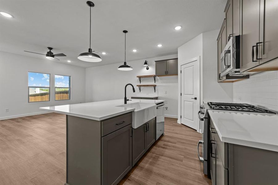 Furnished interior view inside a new home in Caldwell Lakes, Dallas (Image 9). Furnished interior view inside a new home in Caldwell Lakes, Dallas (Image 9).