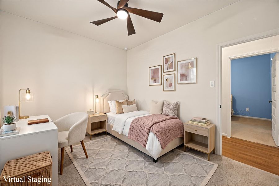 Furnished interior view inside a new home in Willowpoint, Tomball (Image 13). Furnished interior view inside a new home in Willowpoint, Tomball (Image 13).