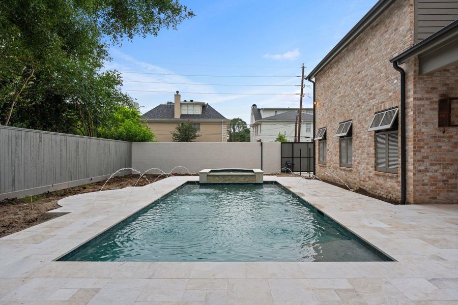 Exterior details and patio area of a home in , Houston (Image 24).
