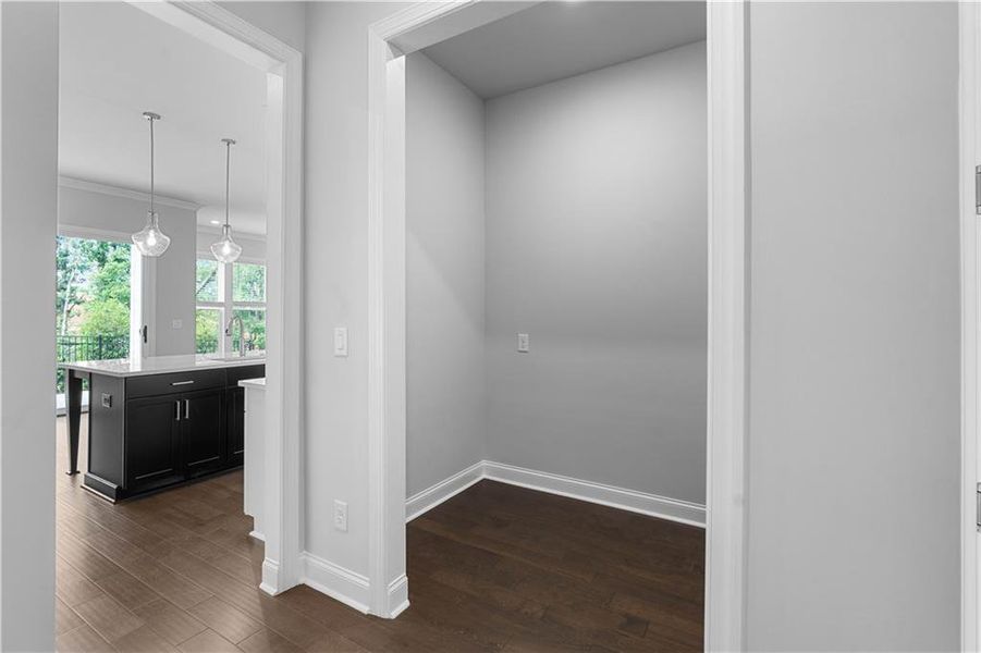 Furnished interior view inside a new home in Palisades Single Family, Cumming (Image 10).