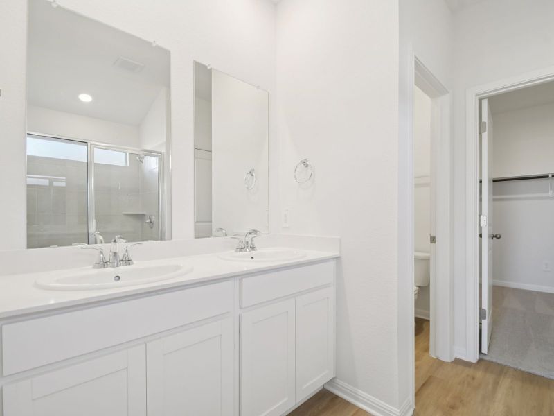 Furnished interior view inside a new home in Waterstone Crossing, Kyle (Image 6).