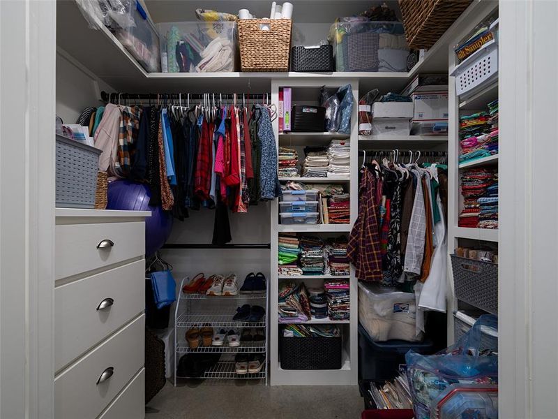 View of walk in closet View of walk in closet