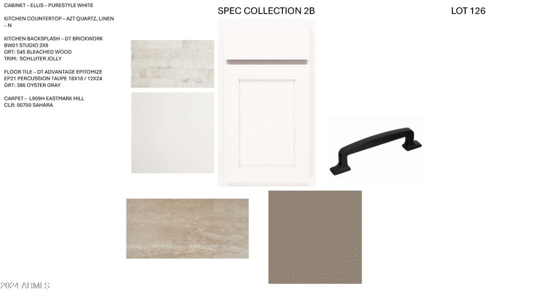 NCC 3.2 Lot 126 - Design Selections