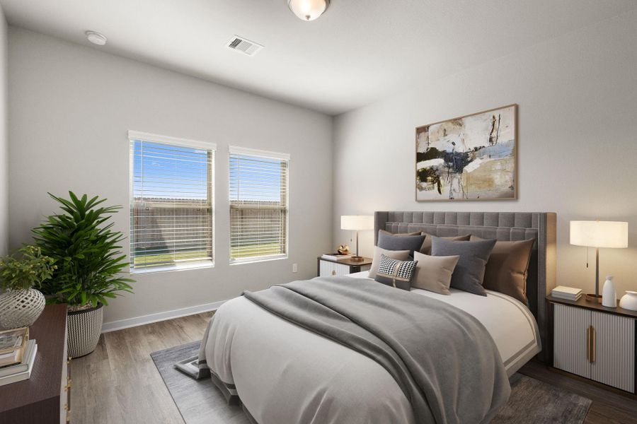 Furnished interior view inside a new home in Creekhaven, Rosharon (Image 5). Furnished interior view inside a new home in Creekhaven, Rosharon (Image 5).