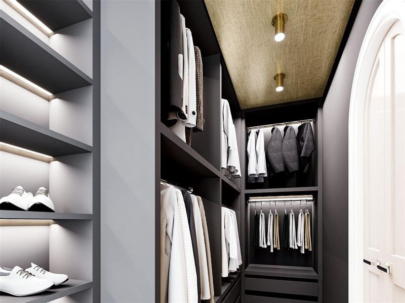 Close-up of interior finishes inside a home in , Dallas (Image 20).