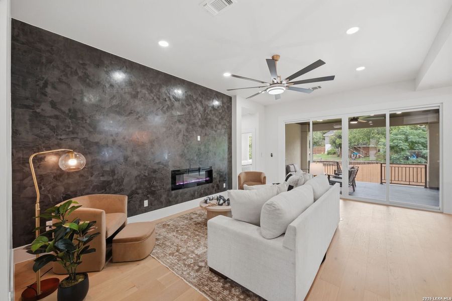 Furnished interior view inside a new home in , San Antonio (Image 13).