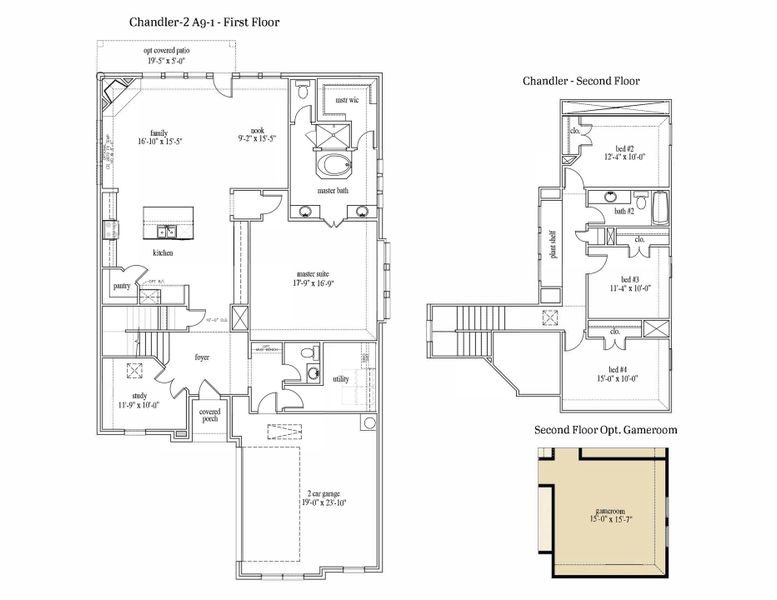 Chandler-2 A9-1 Floor Plan