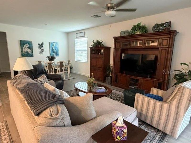 Furnished interior view inside a new home in Angeline Active Adult, Land O' Lakes (Image 6). Furnished interior view inside a new home in Angeline Active Adult, Land O' Lakes (Image 6).