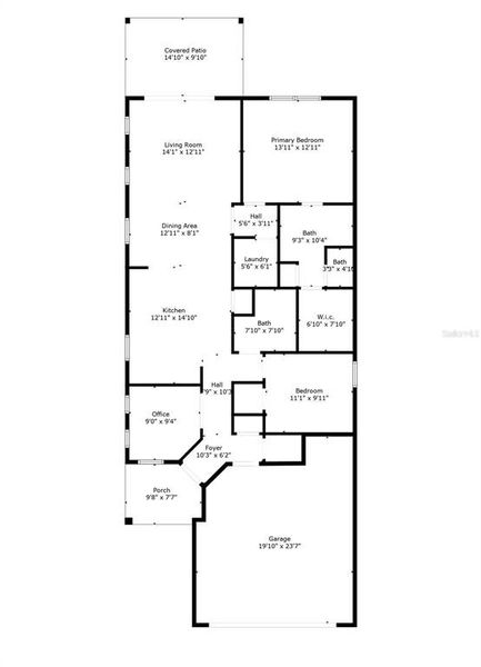 2D floor plan layout of this home in , Ocala, FL (Image 3).