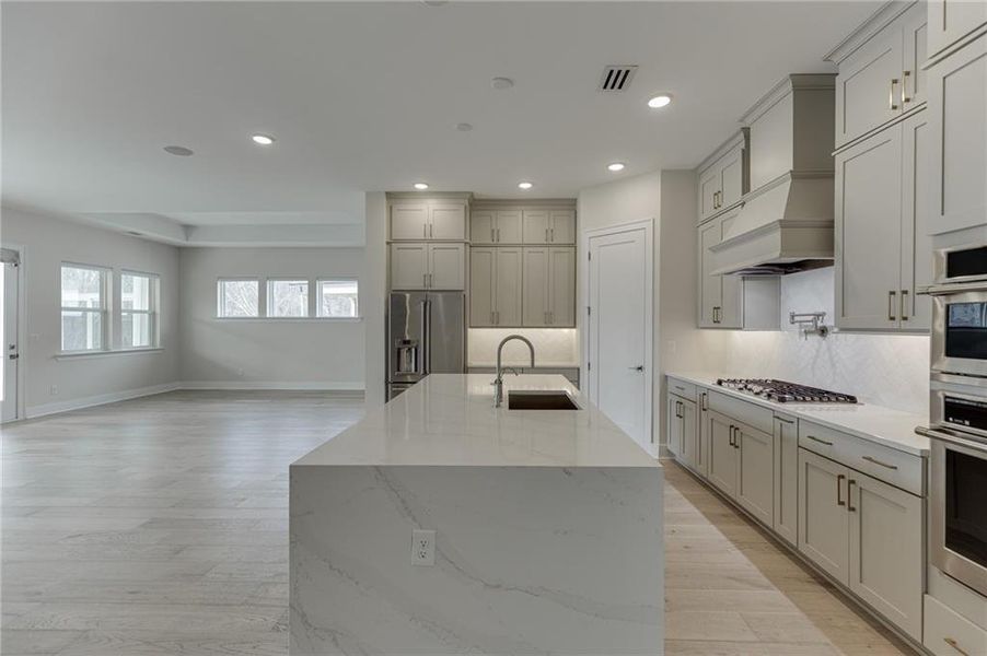 Furnished interior view inside a new home in The Retreat at Sterling on the Lake 48', Flowery Branch (Image 5).