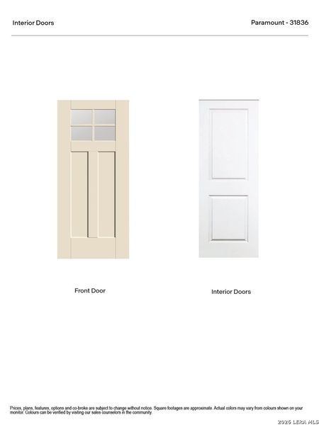 Sample of building materials used in homes in Paramount, Kyle (Image 32).