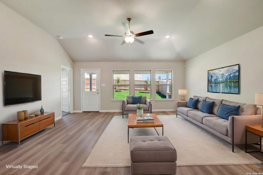 Furnished interior view inside a new home in Mesquite Ridge, San Antonio (Image 19).