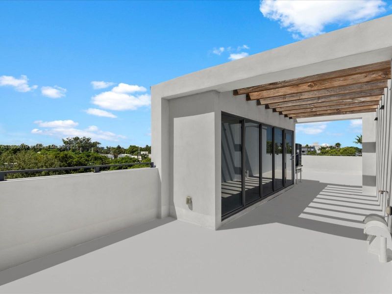 Front exterior of a new home in , Miami Beach, FL, highlighting curb appeal (Image 24). Front exterior of a new home in , Miami Beach, FL, highlighting curb appeal (Image 24).