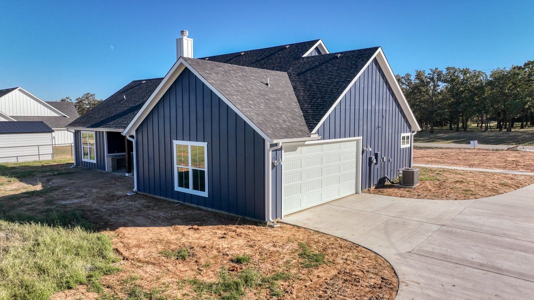Representative exterior photo of a completed home built from the Eleanor by Zeal Home Builders in Horizon Meadow Estates, Paradise, TX (Image 22).