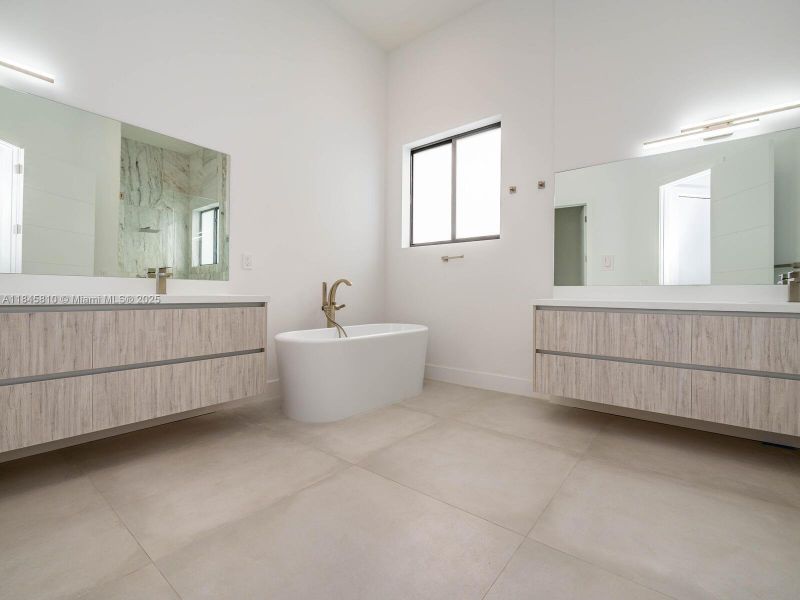 Furnished interior view inside a new home in , Miami (Image 8).