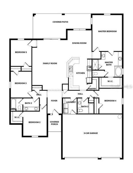 2D floor plan layout of this home in Citrus Place, Babson Park, FL (Image 2). 2D floor plan layout of this home in Citrus Place, Babson Park, FL (Image 2).