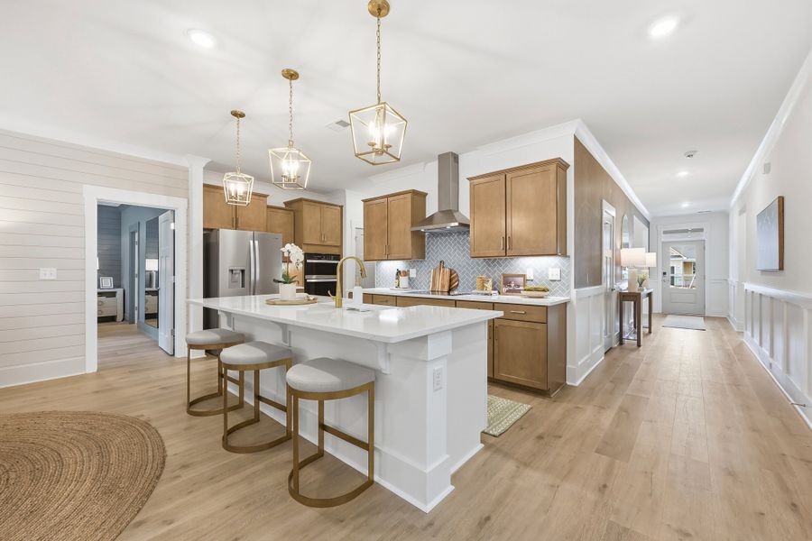 Representative furnished interior of a home built from the Carolyn II by Great Southern Homes in Carsons Landing, Angier (Image 45).