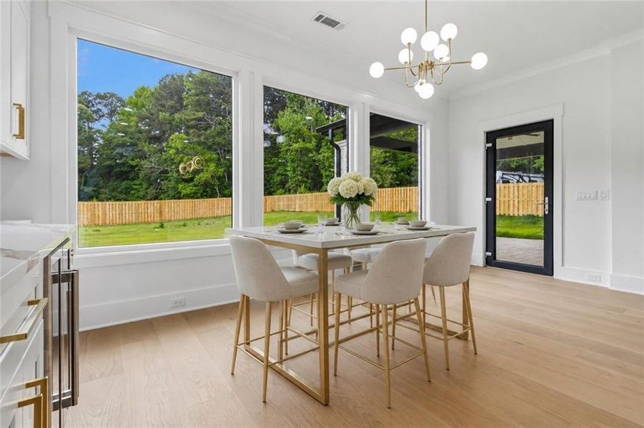 Furnished interior view inside a new home in , Lawrenceville (Image 32).