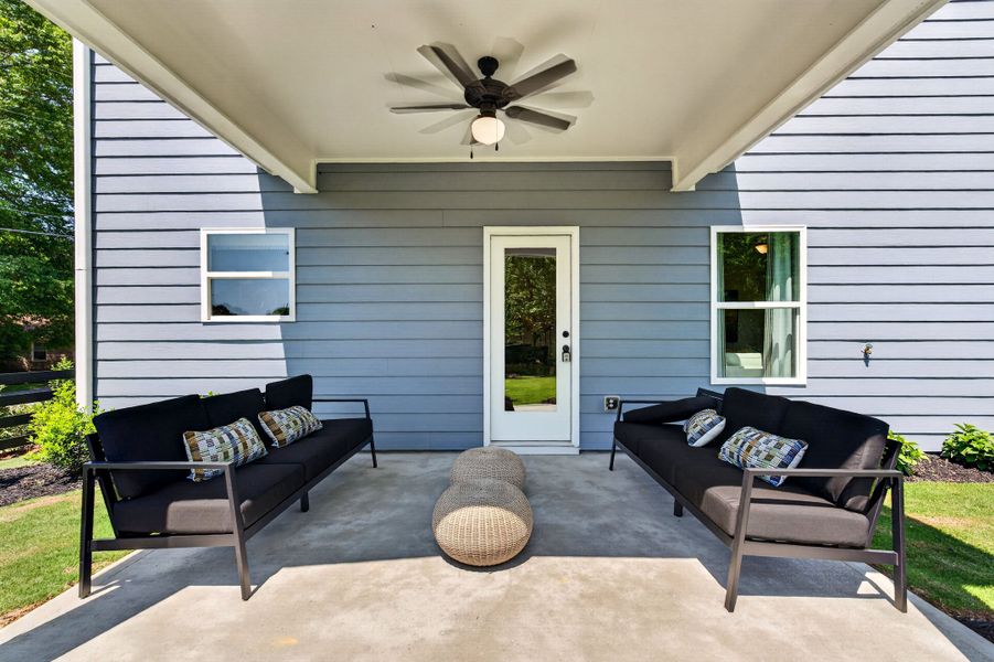 Exterior details and patio area of a home in Laurel Creek, Calhoun (Image 3). Exterior details and patio area of a home in Laurel Creek, Calhoun (Image 3).